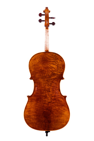 Goffriller Flamed Ash One Piece Back Cello 4/4 Handmade in Romania #78