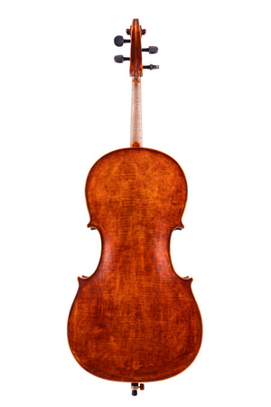 Antique Stradivari Two Pieces Back Cello 4/4 Handmade in Romania #109
