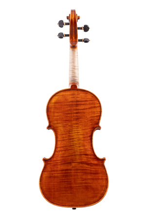 Antique One Piece Back Violin 4/4 Handmade in Romania  #85