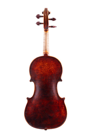Antique One Piece Back Violin 4/4 Handmade in Romania  #92